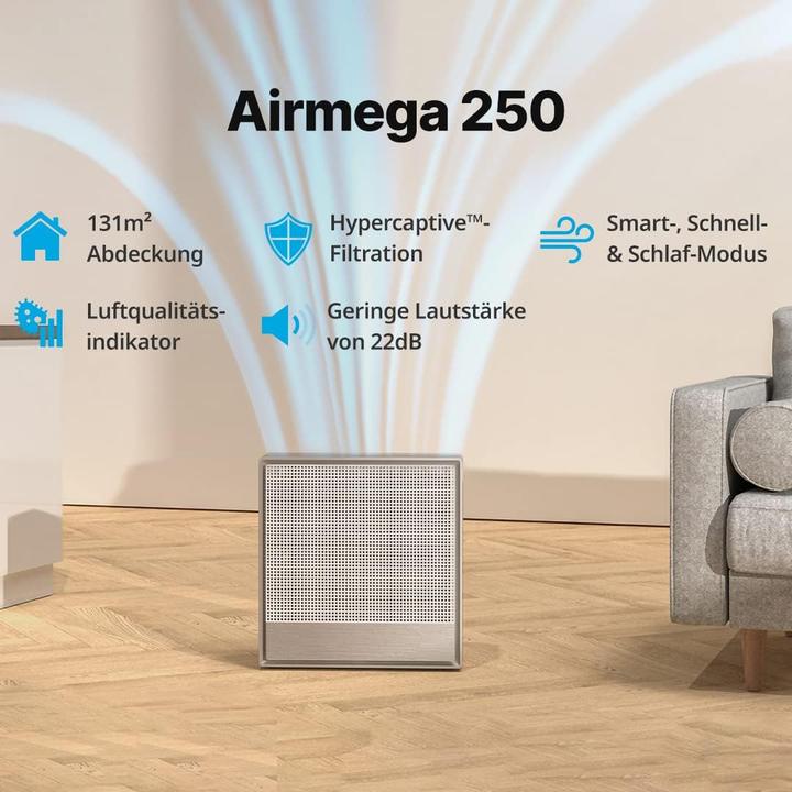 Produktbild Coway Airmega 250 Luchtreiniger met GreenHEPA-technologie (131 m²)