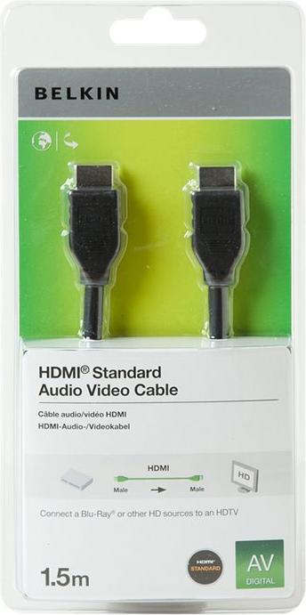 Image du produit Belkin HDMI (Typ A) — HDMI (Typ A) (1.50 m, HDMI)