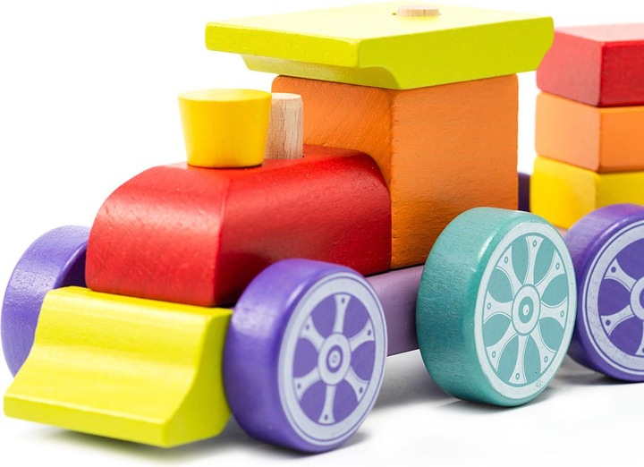 Immagine prodotto Cubika Treno di legno Cabika "Rainbow Express