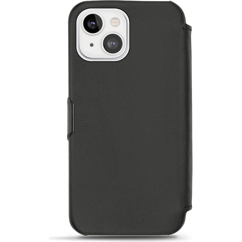 Noreve Lederschutzhülle horizontal (Apple iPhone 13 mini), Smartphone Hülle, Violett