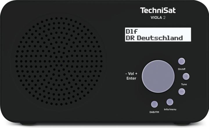 Image du produit TechniSat VIOLA 2, noir (DAB+ DAB, KW)
