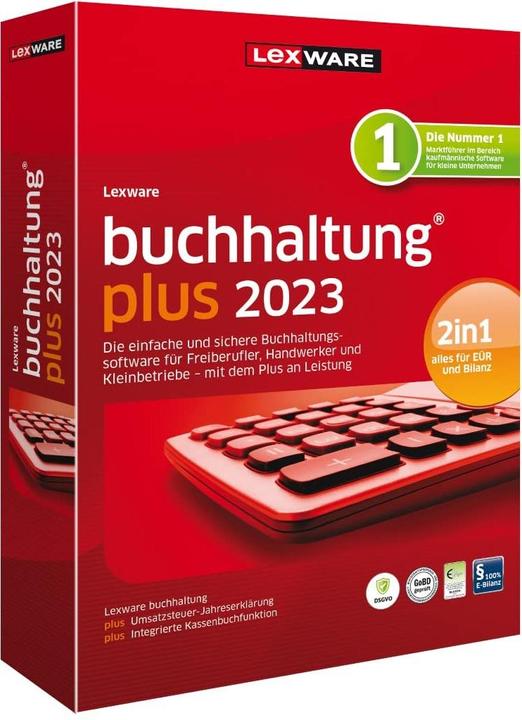 Produktbild Lexware buchhaltung plus 2023 Jahresvers (1 User, 12 Monate)