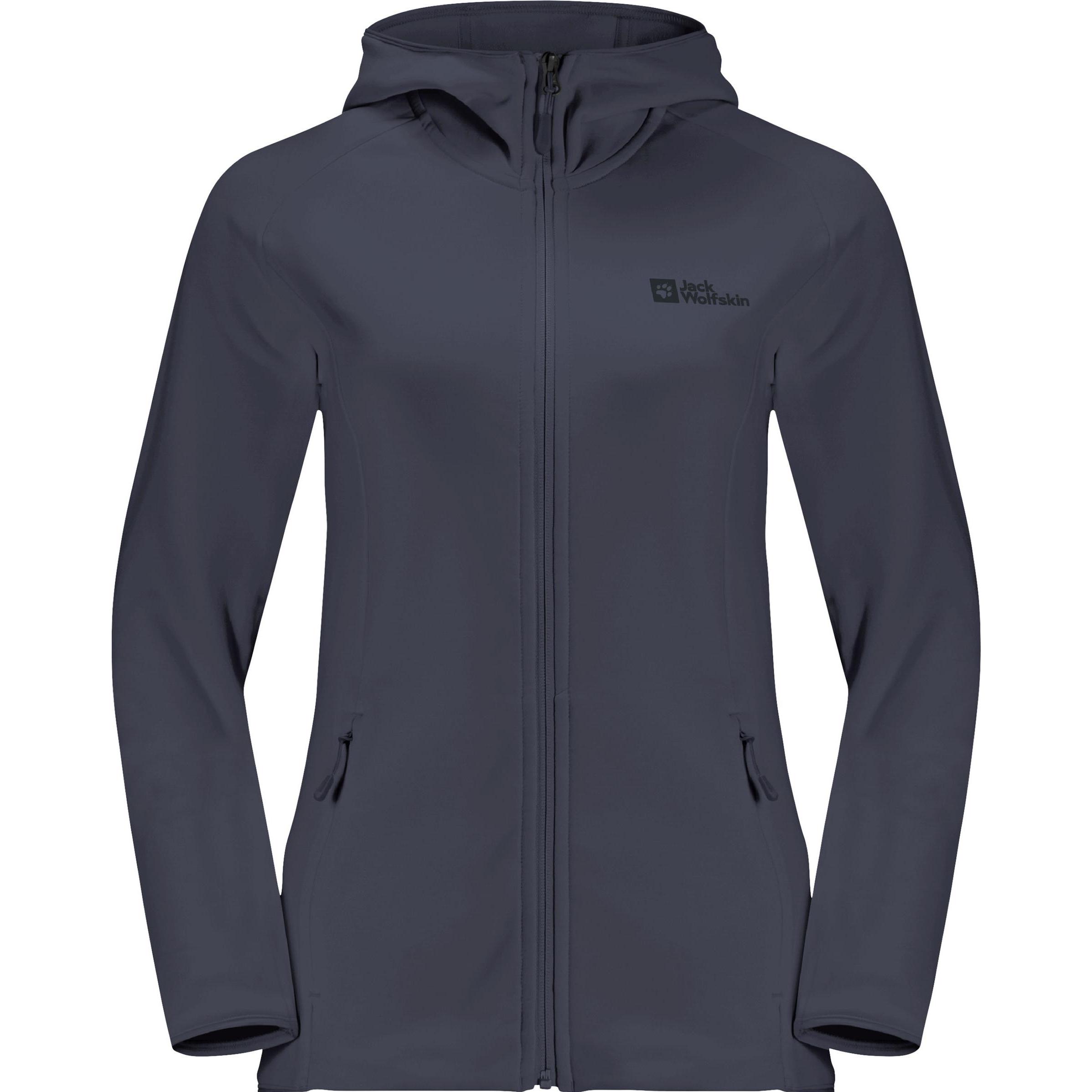 Jack Wolfskin, Damen, Jacke, Baiselberg Hooded Fz W (S), Grau, S