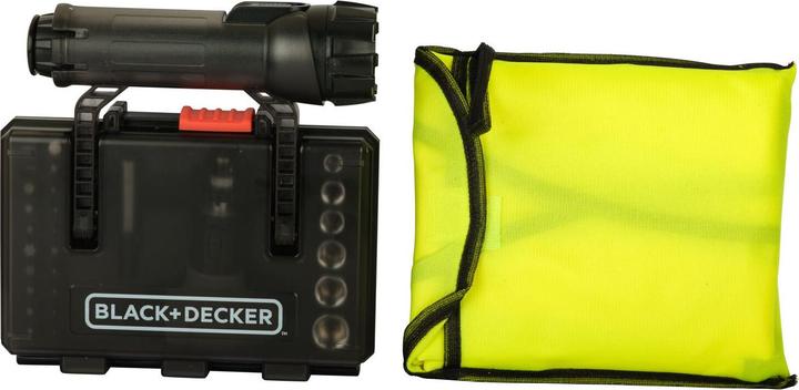 Produktbild Black & Decker 30tlg. SOSSet mit Sicherheitsweste