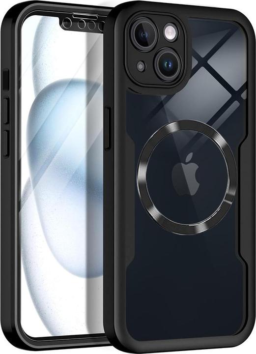 Produktbild Techsuit - ColorVerse 360 MagSafe Series + Screen Protector - iPhone 13 - Black (Apple iPhone 13)