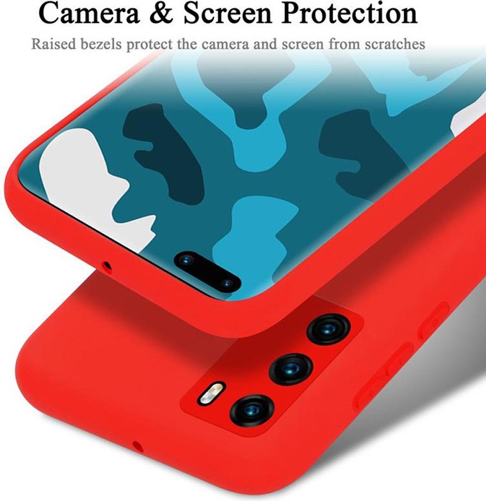 Produktbild Cadorabo TPU Liquid Silicone Case Cover (Huawei P40)