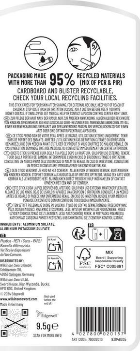 Image du produit Wilkinson Crayon de rasage (Gel de rasage)