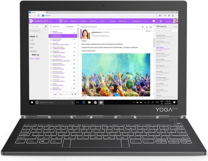 Produktbild Lenovo C930 YB-J912F (10.80", Intel Core i5-7Y54, 4 GB, 256 GB, DE)