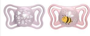 Produktbild Chicco Physiologischer Beruhigungssauger PHYSIO FORMA LIGHT Silikon PINK 2-6m 2 Stk (2 x, bis 2 Monate)