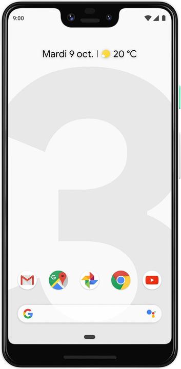 Produktbild Google Pixel 3 XL (64 GB, Clearly White, 6.30", Single SIM, 4G)