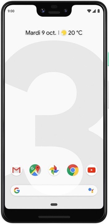 Produktbild Google Pixel 3 XL (64 GB, Clearly White, 6.30", Single SIM, 12.20 Mpx, 4G)