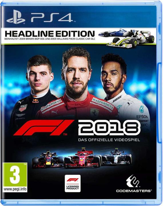 Game F1 2018 Headline Edition (PS4)