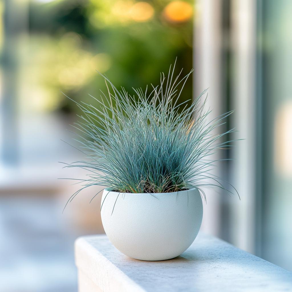 Thumbnail - Plant in a Box, Pflanzen, Festuca glauca 'Elijah Blue' - 3er Set Blaugrünes Schwingel (10 cm)