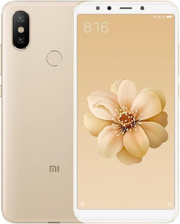 Produktbild Xiaomi Mi A2 (64 GB, Gold, 5.99", Dual SIM, 12 Mpx, 4G)