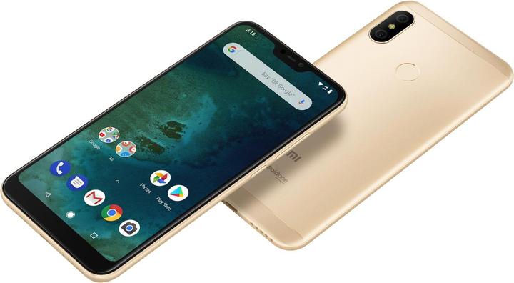 Produktbild Xiaomi Mi A2 (64 GB, Gold, 5.99", Dual SIM, 4G)