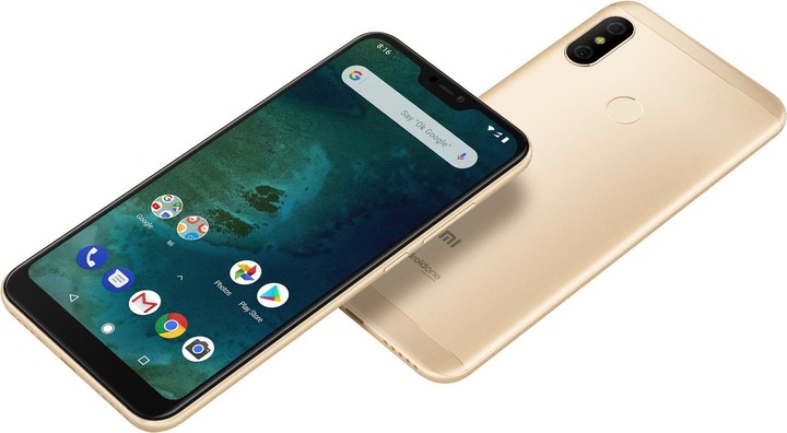 Produktbild Xiaomi Mi A2 (64 GB, Gold, 5.99", Dual SIM, 12 Mpx, 4G)