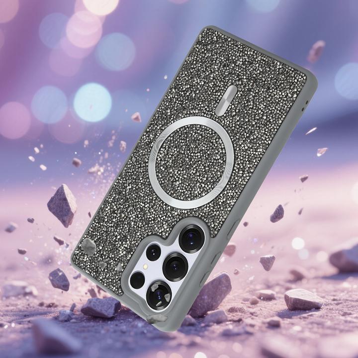 Actual product image Cadorabo Case for Samsung Galaxy S25 Ultra Glitter Sparkle Design (Samsung Galaxy S25 Ultra)