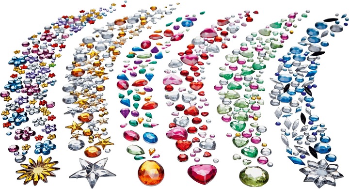 Actual product image Folia Decoration gemstone set