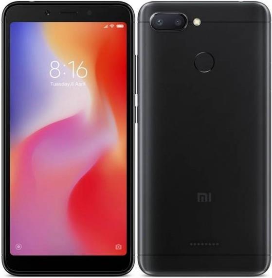Produktbild Xiaomi Redmi 6 (32 GB, Black, 5.45", Hybrid Dual SIM, 4G)