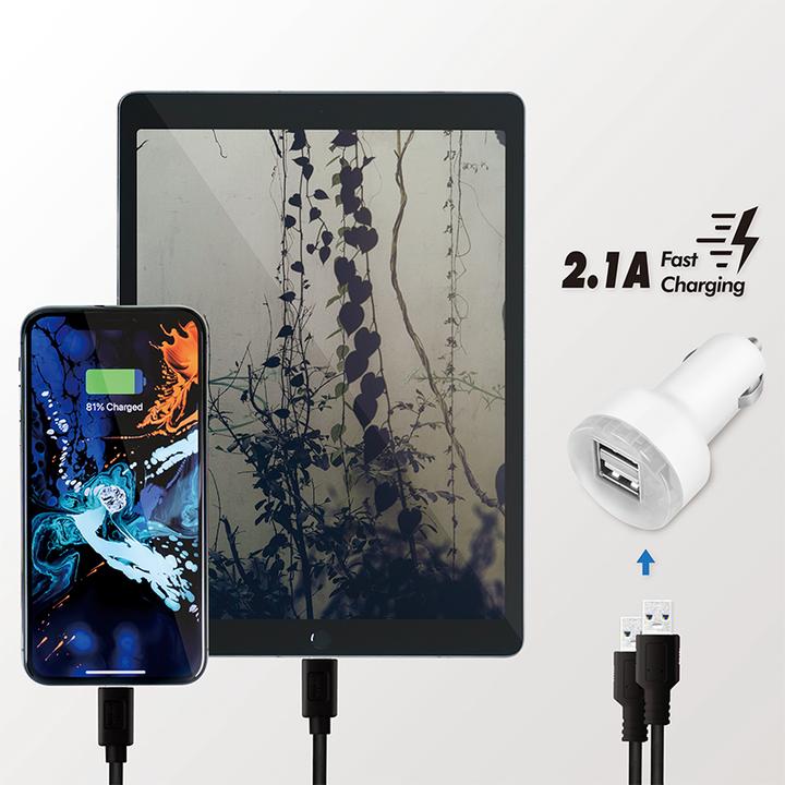 Produktbild LogiLink USB Kfz Ladeadapter