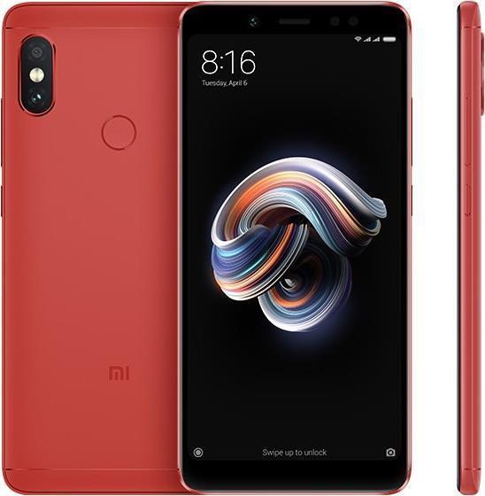 Produktbild Xiaomi Redmi Note 5 (64 GB, Red, 6", Hybrid Dual SIM, 4G)