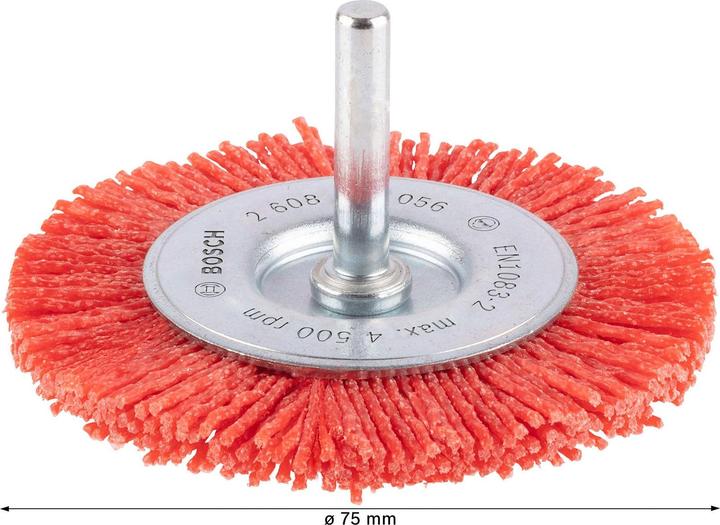Produktbild Bosch Professional Zubehör PRO Multi Material clean Scheibenbürste, gerader Schaft, 75 x 1 mm (80)