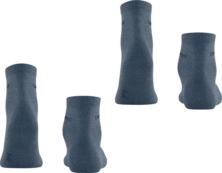 Image du produit Esprit Basic Uni 2-Pack Baumwollsocken (lot de 2, 43 - 46)