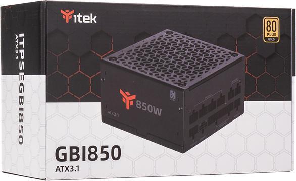 Actual product image Itek Alimentation ATX GBI - 850W (Noir) (850 W)