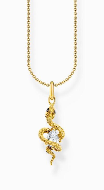 Immagine prodotto Thomas Sabo Collana con ciondolo a forma di serpente Tempting Romance (Argento 925, Smalto, 40 - 45 cm)