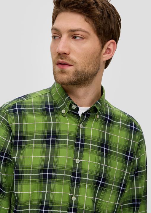 Produktbild s.Oliver Hemd Regular: Langarmhemd mit Button-down-Kragen (M)