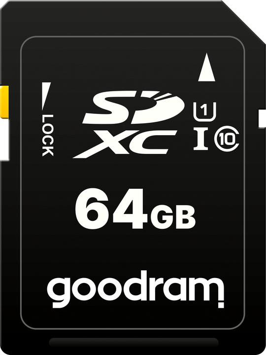 Immagine prodotto Goodram S1A0 SDXC UHS-I Classe 10 (64 GB, SDXC, U1, UHS-I)