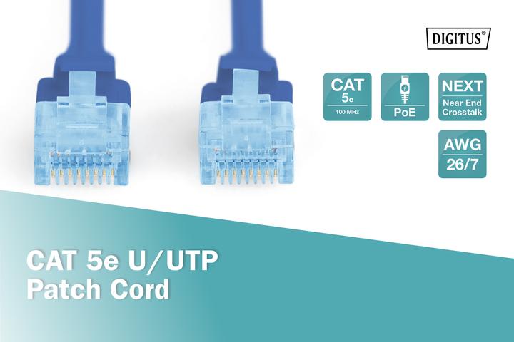 Actual product image Digitus Network cable (U/UTP, CAT5e, 0.50 m)