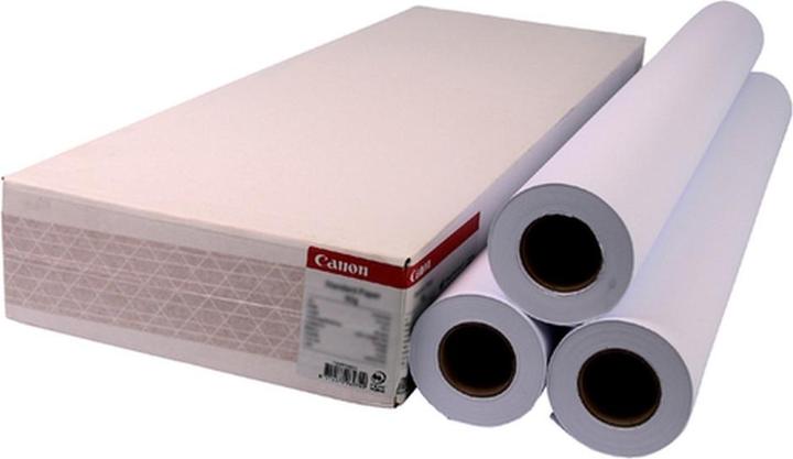 Actual product image Canon paper standard 91.44cm 36. 50m. 80g/m?. 3 rolls (80 g/m², 5000 cm, 91.40 cm)