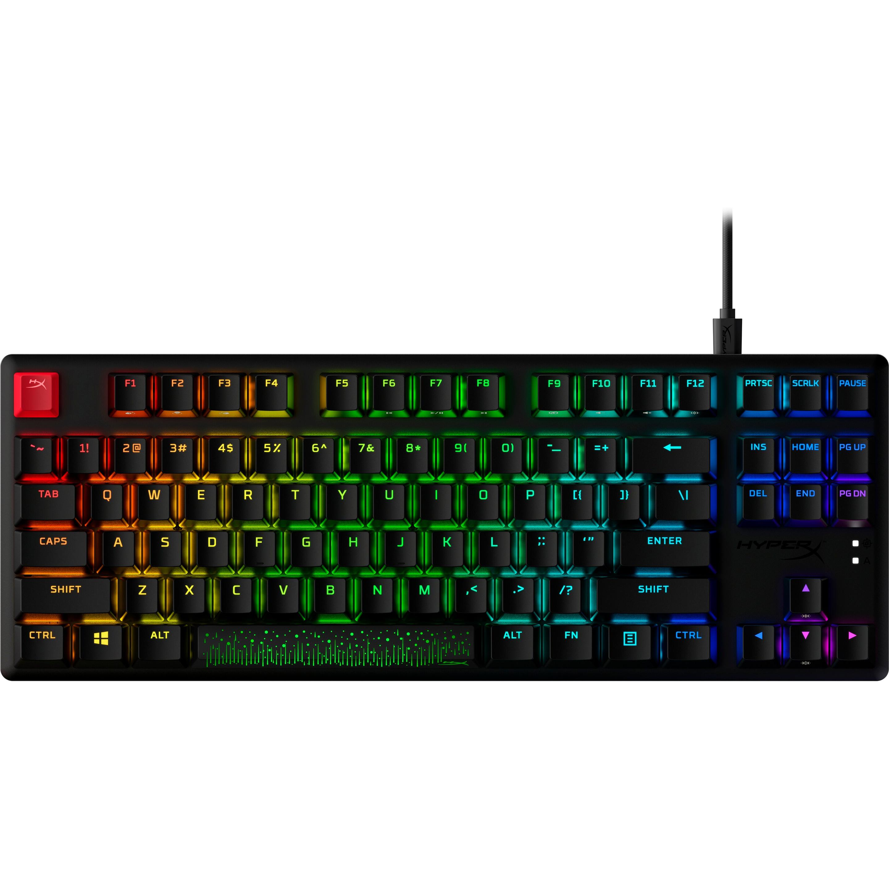 HP HyperX Alloy Origins Core PBT HX Red - Mechanical Gaming Keyboard (US, Kabelgebunden), Tastatur, 
