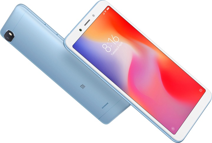 Produktbild Xiaomi Redmi 6A (16 GB, Blue, 5.45", Hybrid Dual SIM, 13 Mpx, 4G)