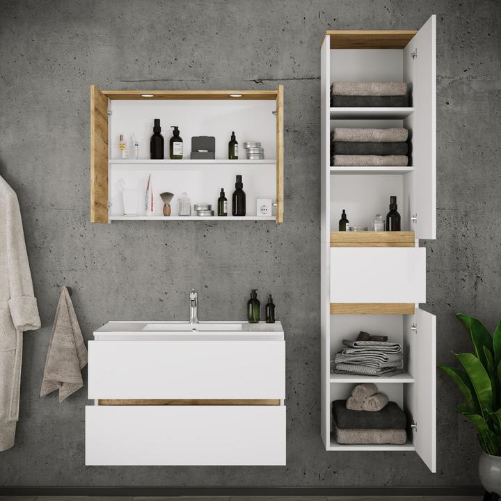 Produktbild VCM Badmöbel-Set mit Waschbecken Cosila-I 81