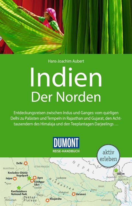 Actual product image Reise-Handbuch Reiseführer Indien, Der Norden (German, Hans Joachim Aubert, 2024)
