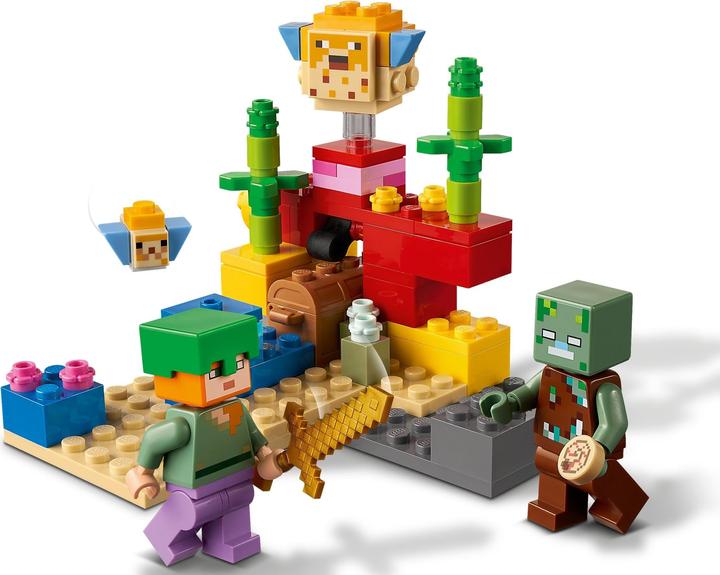 Actual product image LEGO The coral reef (21164, LEGO Minecraft)