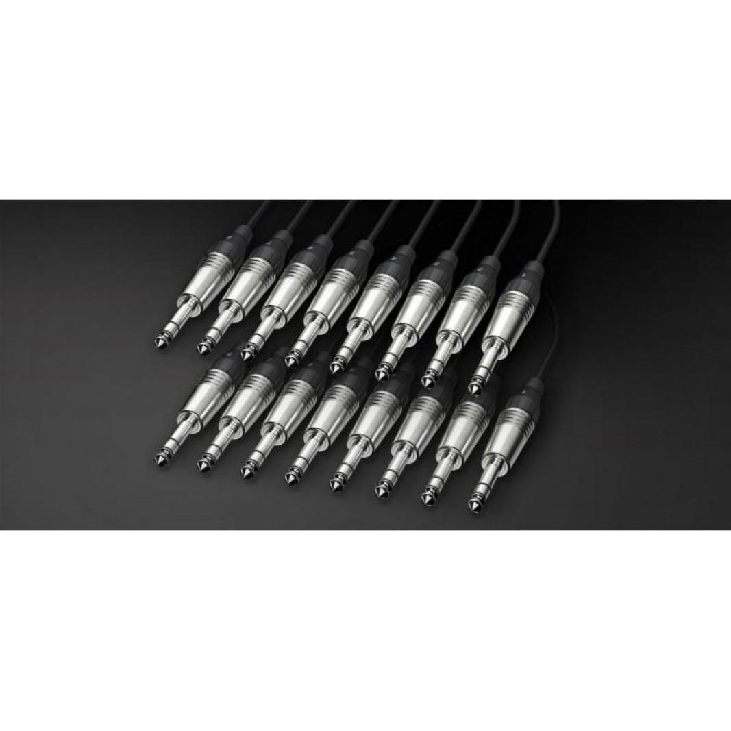 Alva Cavo analogico multicore, 8x TRS / 8x TRS, 2m (2 m), Cavo audio