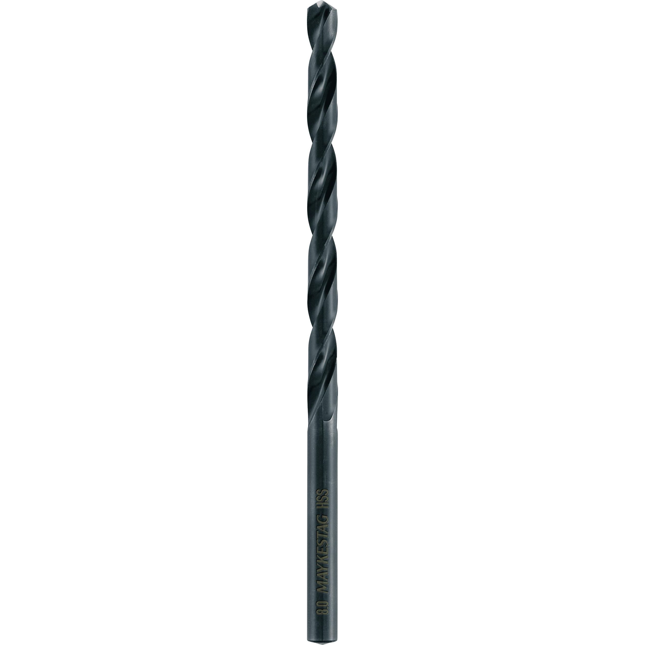 Maykestag, Bohrereinsatz, Spiralbohrer DIN340RN HSS Länge 106 mm ø 3,2 mm, 10 Stück (3,2 Millimeter)