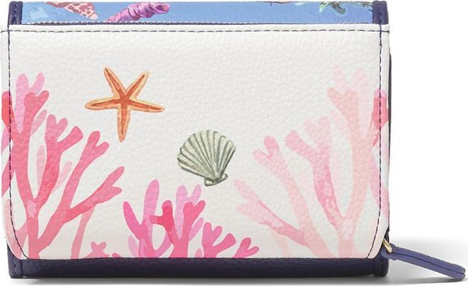 Actual product image Braccialini Damen Portemonnaie Soléa - Polyester-Stoff - Reissverschluss - 14.0 X 10.0 X 3.5 Cm