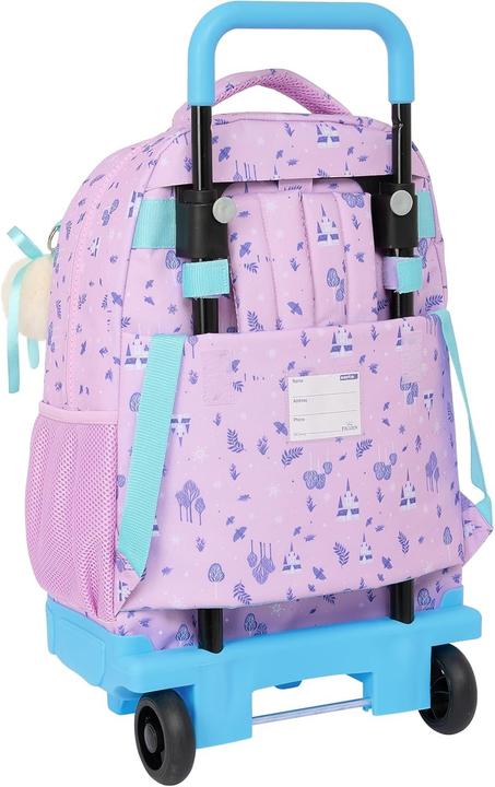 Image du produit Disney Frozen Sac à dos scolaire à roulettes Cool days Violet Bleu ciel 33 x 45 x 22 cm