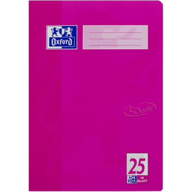 Oxford, Heft + Block, Schulheft, A4, Lineatur 25 (A4, Liniert, Weicher Einband)