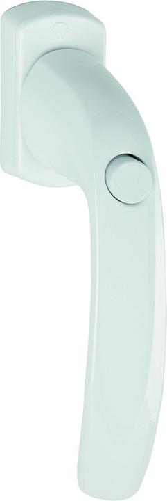 Actual product image Hoppe Window handle New York 0810SV/U10 Aluminium F9016 / traffic white 35 mm self-locking