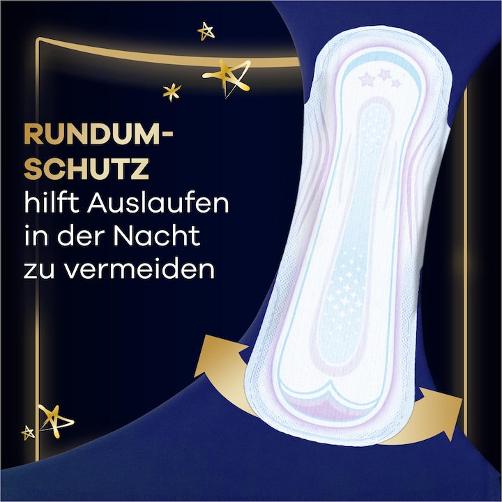 Productafbeelding Always Ultra pad Secure Night Extra met vleugels (8 x, Maandverband)