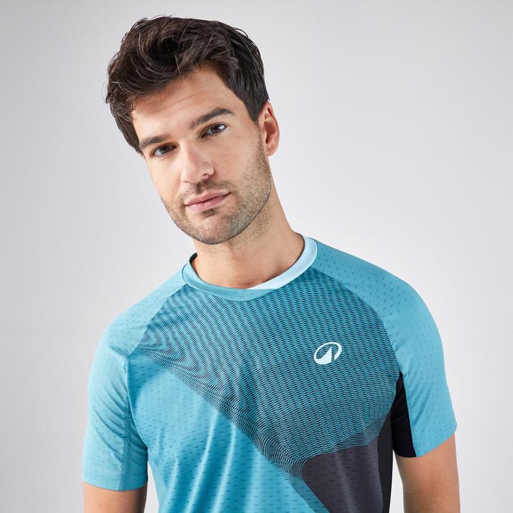 Immagine prodotto Kuikma Herren Padel T-Shirt technisch - 900 blau/schwarz (S)