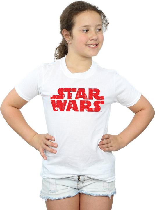 Produktbild Star Wars Christmas Logo TShirt Mädchen (128)