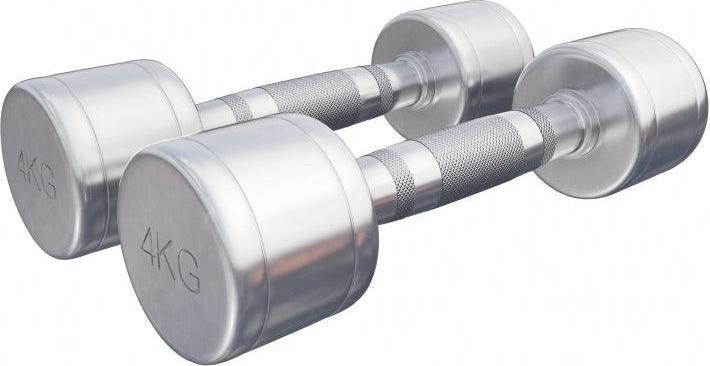 Produktbild Gorilla Sports Chrom Kurzhanteln (2 x 4 kg)