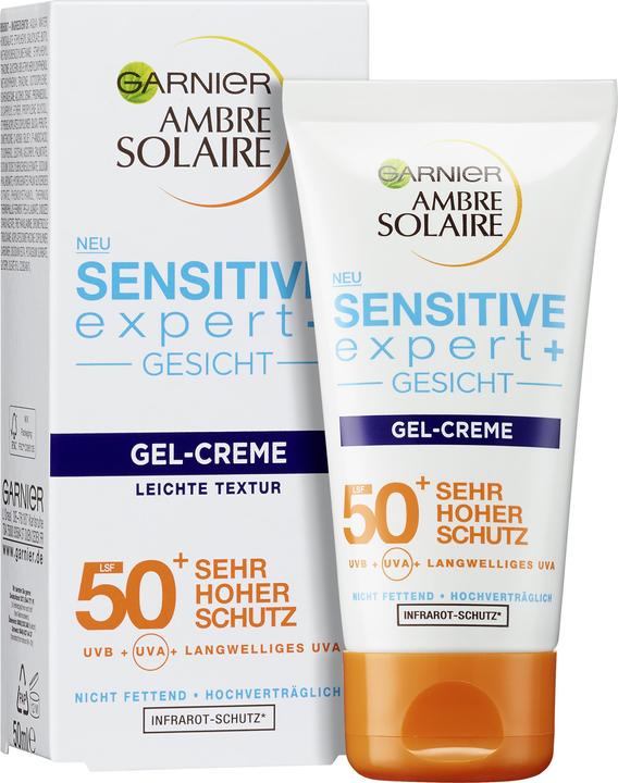 Produktbild Garnier Ambre Solaire Super UV (Sonnencreme Gesicht, SPF 50+, 50 ml, 73 g)