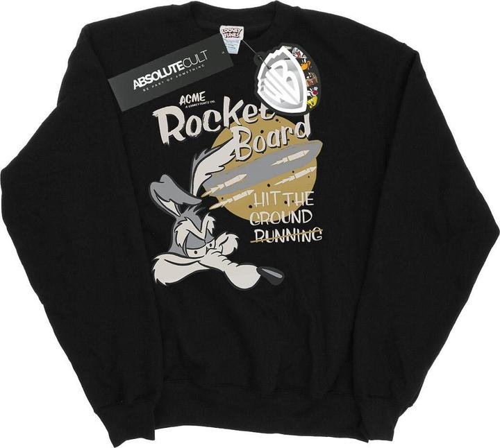 Immagine prodotto Looney Tunes Wile E Coyote Rocket Board Felpa Uomo (L)